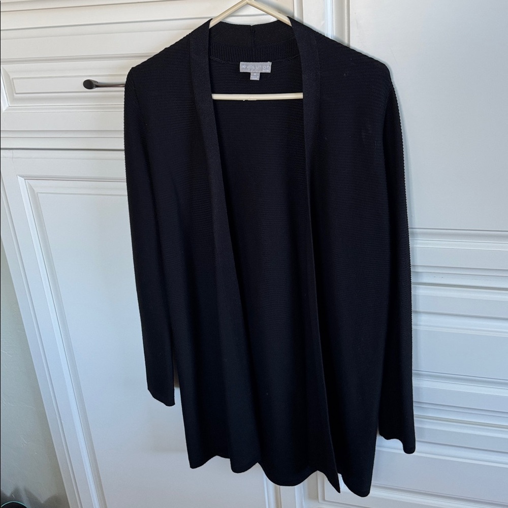 Evolution by Cyrus Black Knit Cardigan - Picture 2 of 8